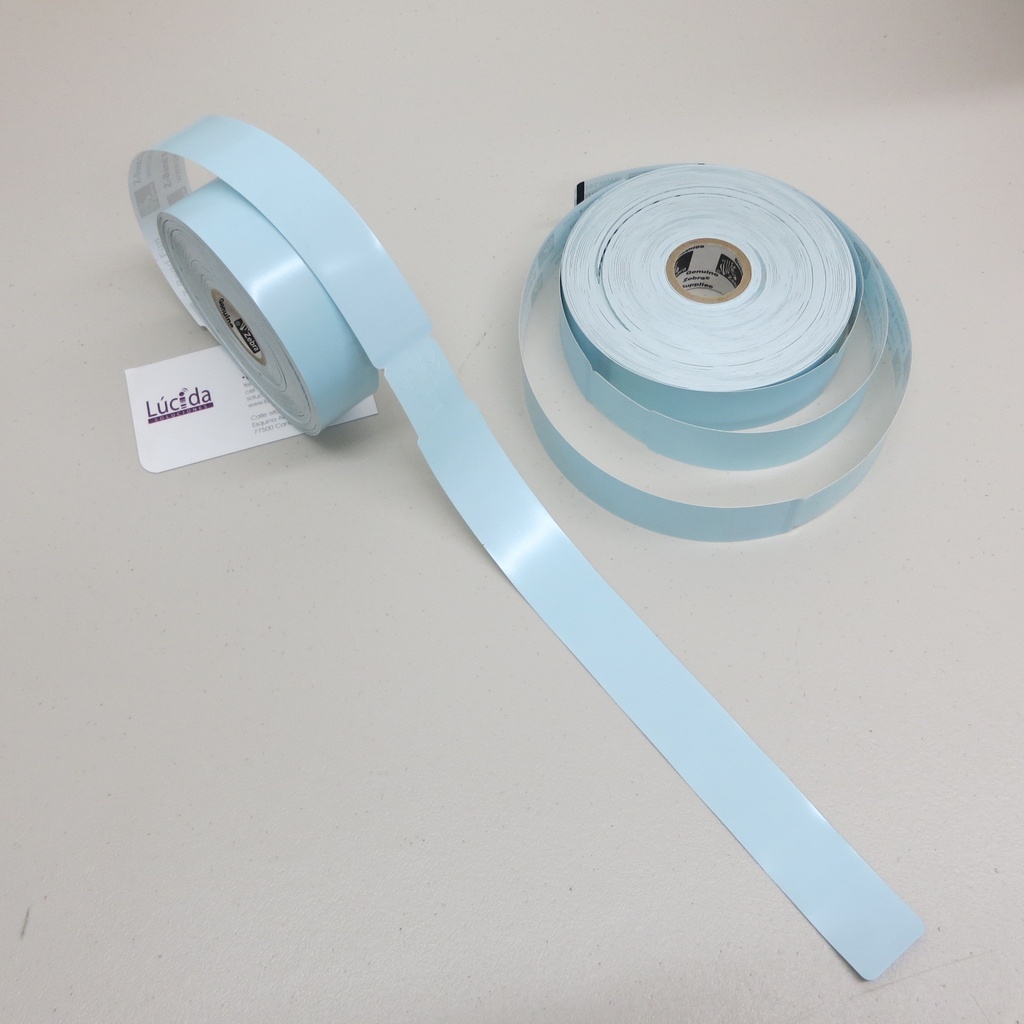 BRAZALETE Z-BAND FUN, COLOR AZUL. EN MEDIDA 1"X10" (2.54X 25.4cm). DE POLIPROPILENO USO EN CONTROL DE ACCESO POR 1 DÍA. PARA IMPRESORA DESKTOP TÉRMICA DIRECTA. 1 PIEZA. MARCA ZEBRA.