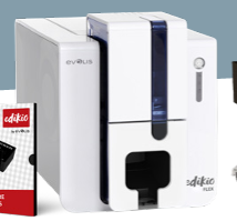 IMPRESORA TARJETAS PVC. EDIKIO ACCES FLEX SOLUTION. INCLUYE: IMPRESORA FLEX + 1 RIBBON MONOCROMATICO Y UN PAQUETE DE 100 TARJETAS NEGRAS PVC MATE CR80.