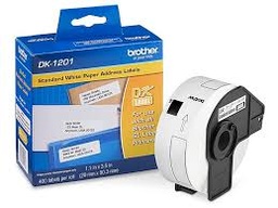 [DK1208-S21863] ETIQUETA ADHERIBLE, EN MEDIDA 1.4”X3.5" (3.8X9.03cm) PARA IMPRESORA BROTHER QL810W. KIT 2 ROLLOS DE 400 ETIQUETAS CADA UNO..