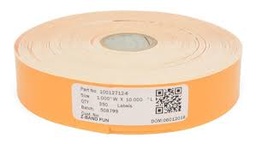 [10012712-6-BOX] BRAZALETE Z-BAND FUN, COLOR NARANJA. EN MEDIDA 1"X10" (2.54X 25.4cm). DE POLIPROPILENO USO EN CONTROL DE ACCESO POR 1 DÍA. PARA IMPRESORA DESKTOP TÉRMICA DIRECTA.CAJA CON 4 ROLLOS DE 350 PIEZAS. TOTAL 1,400 PIEZAS. MARCA ZEBRA.