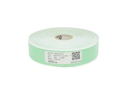 [10012712-4-BOX] BRAZALETE Z-BAND FUN, COLOR VERDE. EN MEDIDA 1"X10" (2.54X 25.4cm). DE POLIPROPILENO USO EN CONTROL DE ACCESO POR 1 DÍA. PARA IMPRESORA DESKTOP TÉRMICA DIRECTA.CAJA CON 4 ROLLOS DE 350 PIEZAS. TOTAL 1,400 PIEZAS. MARCA ZEBRA.