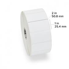 [10010028-BOX] ETIQUETA PAPEL ESTÁNDAR, BLANCO BRILLANTE, TÉRMICA DIRECTA, MODELO Z-PERFORM 2000D, CON ADHESIVO ACRÍLICO, MEDIDA 2"X1" (5.08X2.54cm), PARA IMPRESORA DESKTOP, CAJA CON 6 ROLLOS DE 2,340 ETIQUETAS. MARCA ZEBRA.