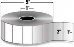[17154-ROLLO] ETIQUETA DE POLIPROPILENO, BLANCO MATTE KIMDURA, TRANSFERENCIA TÉRMICA, MODELO POLYPRO 3000T, EN MEDIDA 2”X1” (5.08X2.54cm) PARA IMPRESORA DESKTOP, ROLLO CON 2,100 ETIQUETAS. MARCA ZEBRA.