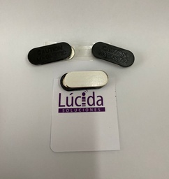 [PGAF2] PORTAGAFETE MAGNÉTICO 33 X12 X 4.5 MM. 2IMANES. INCLUYE BASE CON ADHESIVO Y CONTRA CON IMÁN.