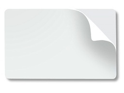 [104523-010-500] TARJETA PVC ZEBRA PREMIER, COLOR BLANCO, GROSOR 10 MIL. CON ADHESIVO. 1 PIEZA. MARCA ZEBRA TECHNOLOGIES.